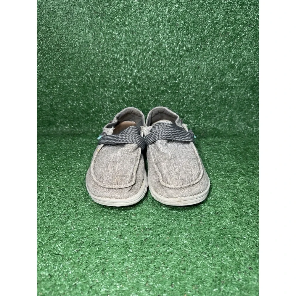 Hey Dude Wendy Women Size 8 Grey Blue Aztec Hippie Shoes Comfort Slip On Loafer